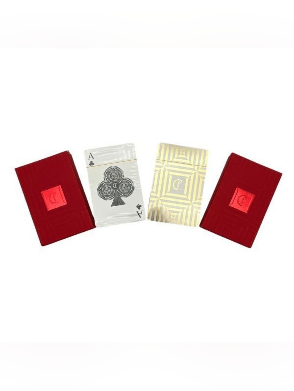 RARE Christian Louboutin 2pk Monogram Playing Cards Set! NEW